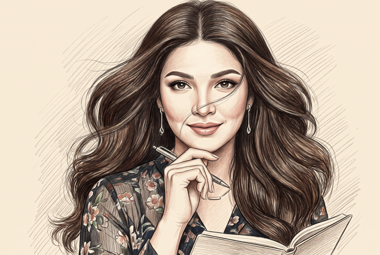 highly detailed colored pencil illustration