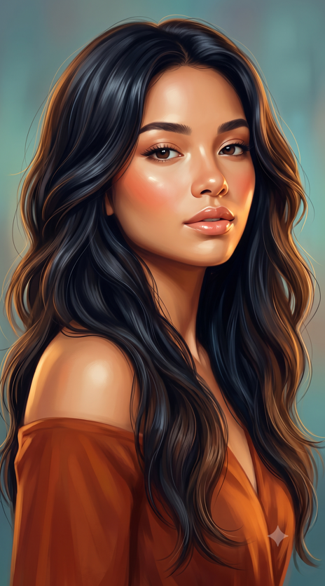 Premium semi-realistic digital painting with a polished editorial illustration aesthetic