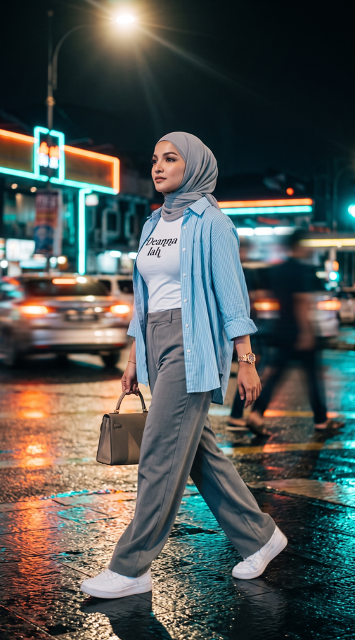 candid cinematic urban night photography
