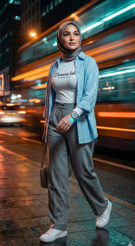 candid cinematic urban night photography