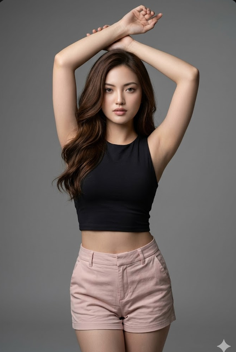 Ultra-Realistic IMAX Cinematic Portrait Prompt (Portrait 2:3 Ratio) Create an ultra-realistic cinematic portrait inspired by the woman in the reference image, preserving her youthful East Asian facial structure, large expressive eyes