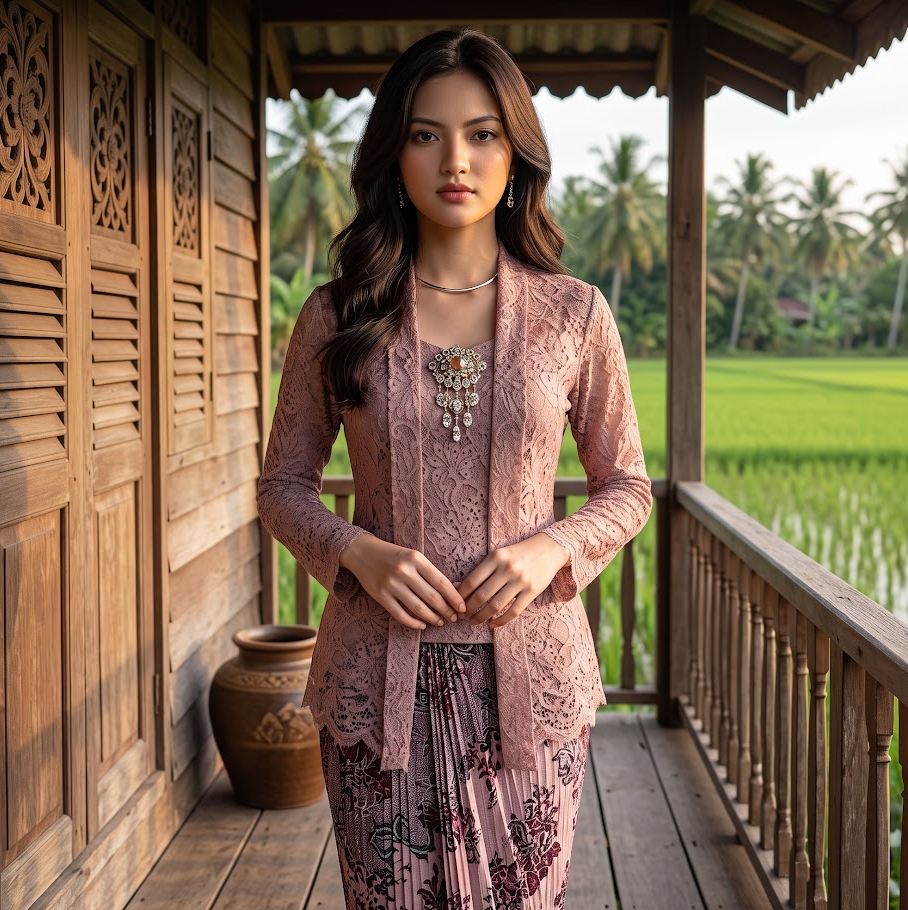 A hyper-realistic, ultra-high-resolution photograph capturing an adult Malay woman in her mid-20s, with features consistent with the subject: dark, wavy hair with a central part, subtle earring dangles, and a simple silver necklace.