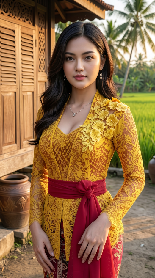 Universal Prompt: A hyper-realistic, ultra-high-resolution photograph capturing an adult Malay woman in her mid-20s, with features consistent with the subject