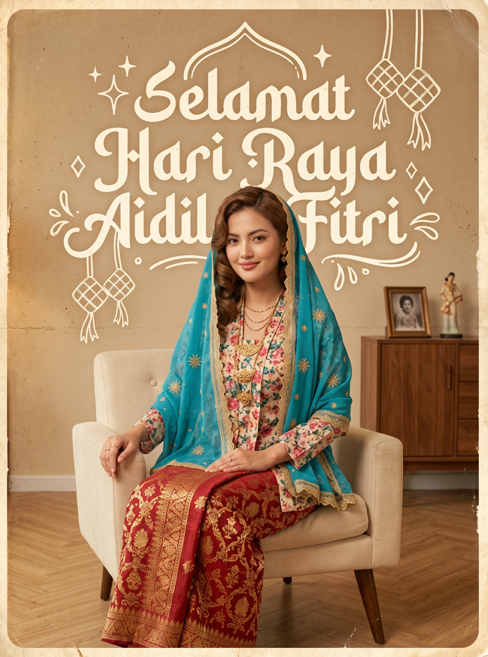 Jana Poster Raya Vintage