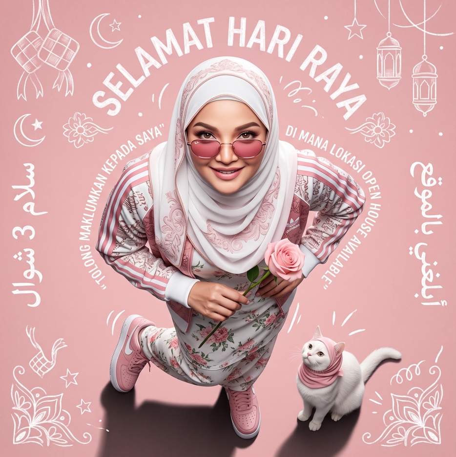 A 1:1 exact recreation of a mixed-media editorial Raya poster using the uploaded female image as the face reference